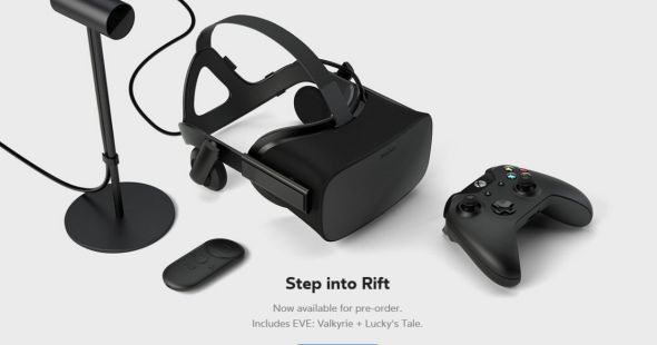 Oculus Rift anuncia seu preço 600 dólares