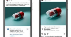 Facebook e Instagram alertam sobre tratamentos sem comprovação contra Covid-19